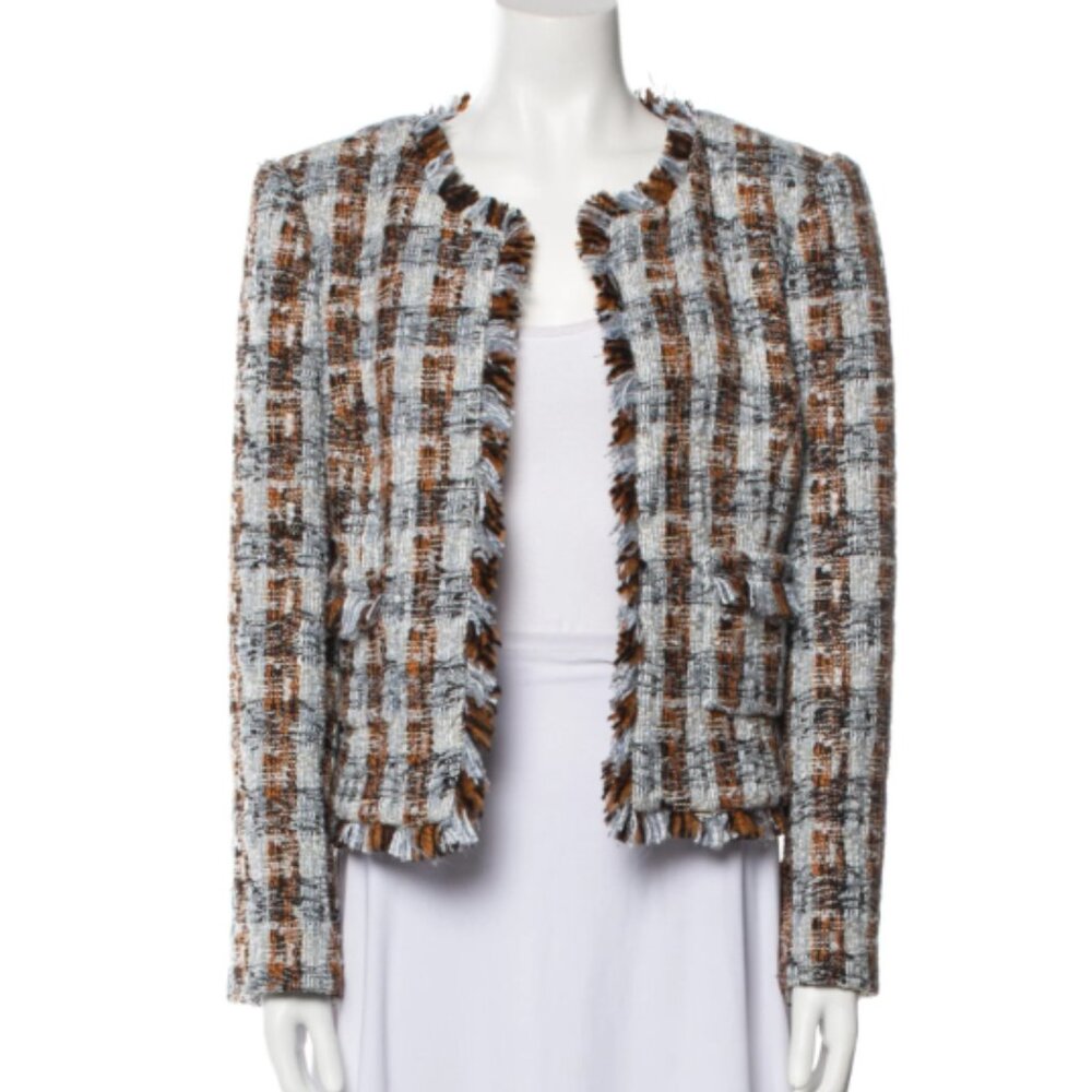 L'Agence Angelina Tweed Jacket 6 $795